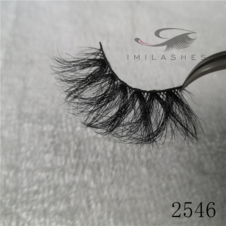 Wholesale real mink 25mm eyelashes false mink lashes A-46